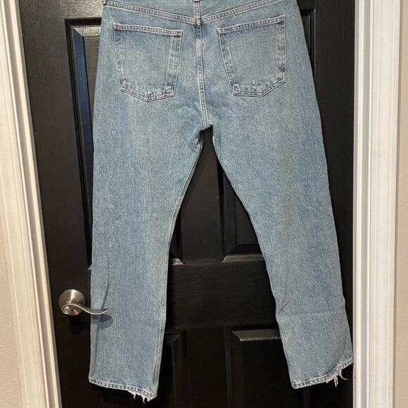 NWT AGOLDE Mia Mid Rise Straight Leg Jeans in Rule women’s jeans - Picture 5 of 9